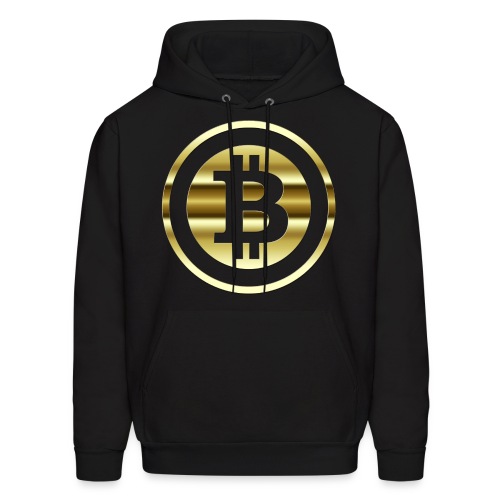 Bitcoin Coin Gold Symbol Design - Men's Hoodie