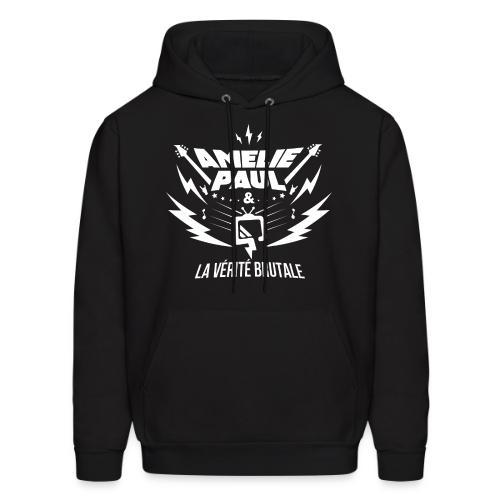 Amélie Paul & La Vérité Brutale (logo blanc) - Men's Hoodie
