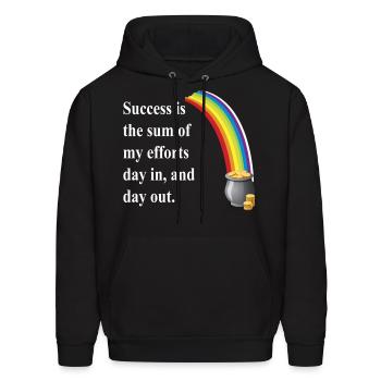 Strive For Victory - Men's Hoodie - black - Front - Elias (183cm)
