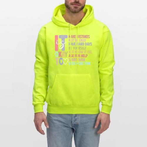 Harmony Collection - It s Okay To Make Mistakes - Men's Hoodie