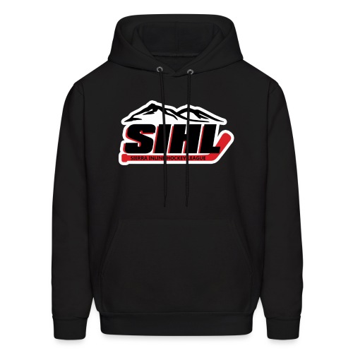 SIHL Logo White Outlined - Men's Hoodie