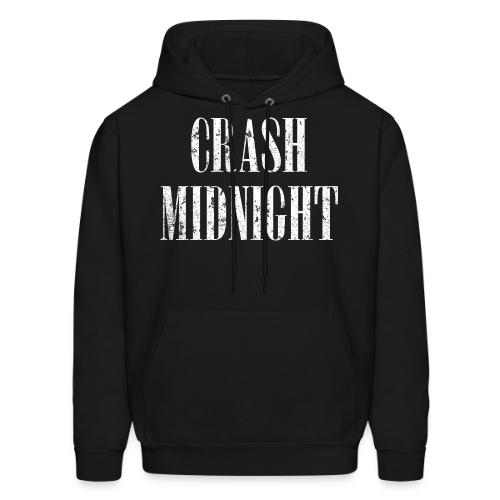 CRASH MIDNIGHT Ravaged Logo - Men's Hoodie