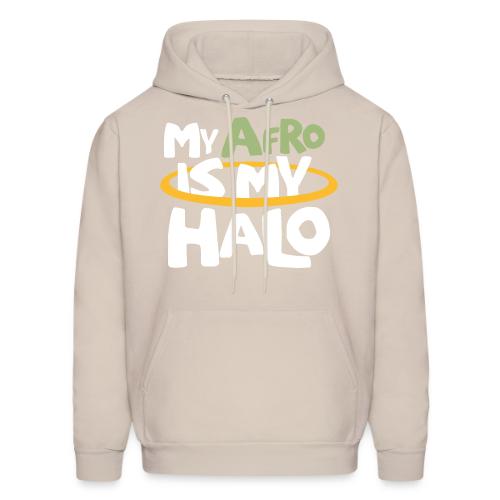 MY AFRO IS MY HALO (GREEN) - Men's Hoodie