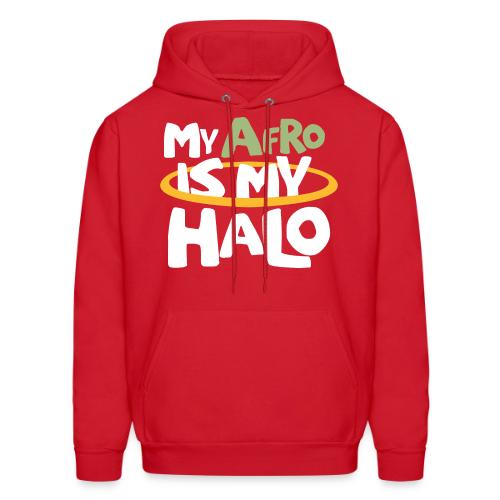MY AFRO IS MY HALO (GREEN) - Men's Hoodie