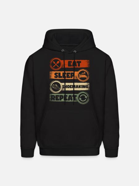 Shoes Job Craft Sole - Men's Hoodie - black