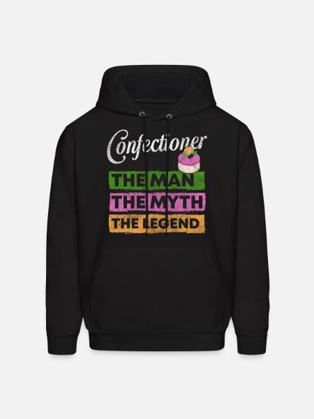 Confectioner Baker Sweets - Men's Hoodie - black