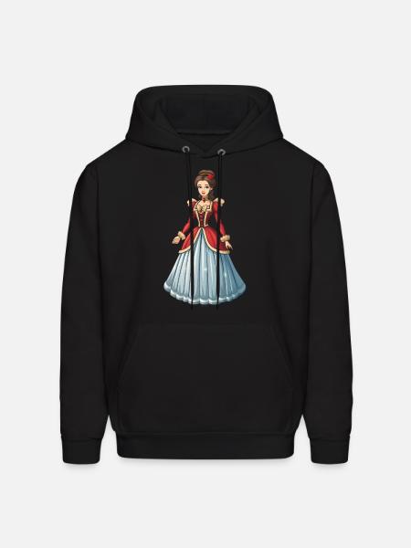 Nutcracker Figurine - Men's Hoodie - black