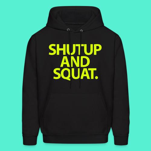 Shutup type Gym Motivation - Men's Hoodie
