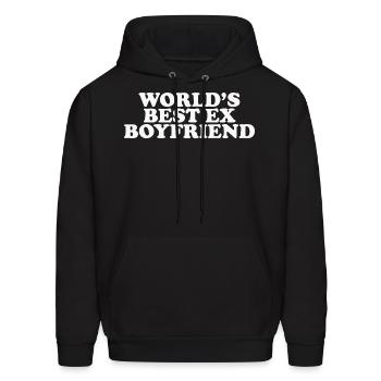 World's Best Ex Boyfriend - Men's Hoodie - black - Front - Elias (183cm)