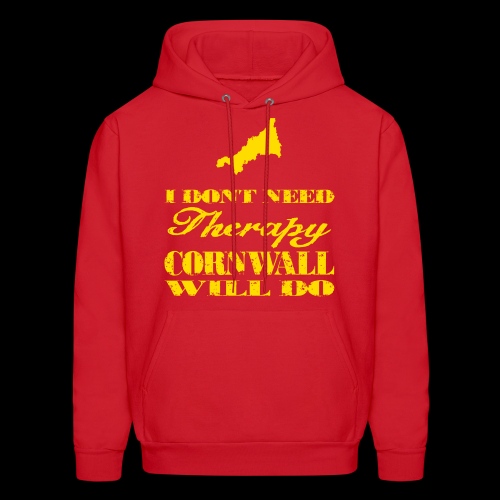 Don't need therapy/Cornwall - Men's Hoodie
