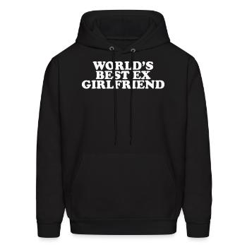 World s Best Ex Girlfriend - Men's Hoodie - black - Front - Elias (183cm)