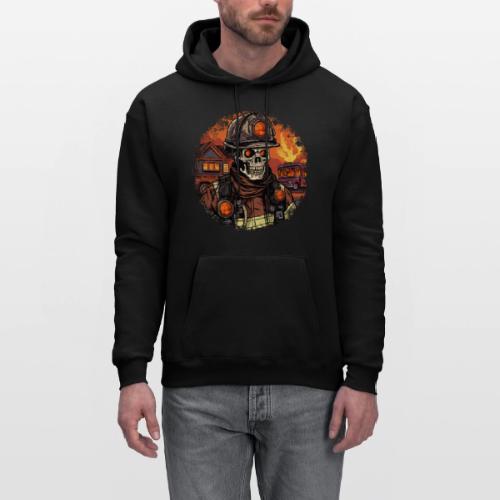 Skeletons Firefighter / fireman skeleton - Men's Hoodie