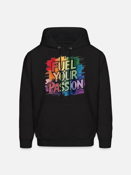 Fuel Your Passion - Men's Hoodie - black