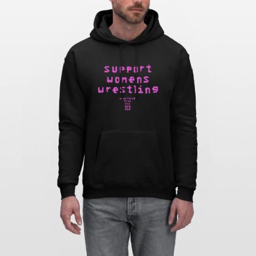 Support Womens Wrestling - Men's Hoodie