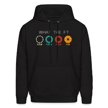 Witty Photography T-Shirt - Men's Hoodie - black - Front - Elias (183cm)