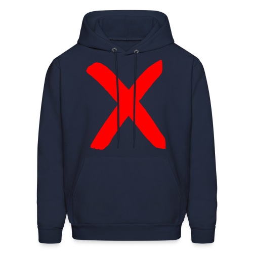 X, Big Red X - Men's Hoodie