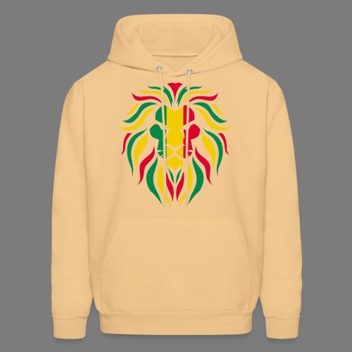 Reggae Lion & Cannabis Freedom Design - Men's Hoodie