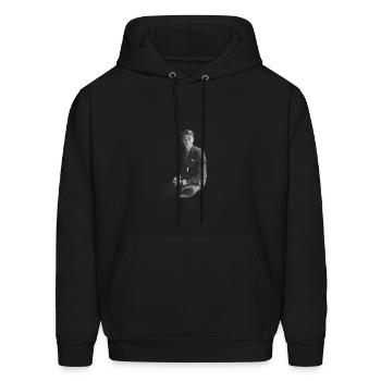 So British - Men's Hoodie - black - Front - Elias (183cm)