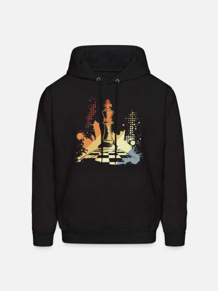 Chess Pieces - Men's Hoodie - black