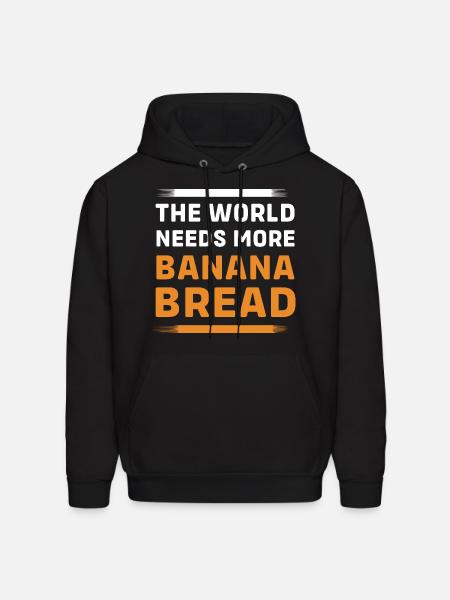 Bread Baker Banana Bread - Men's Hoodie - black