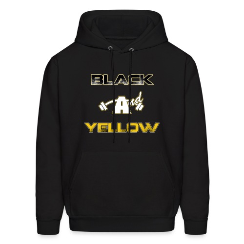 Alpha Black Yellow - Men's Hoodie