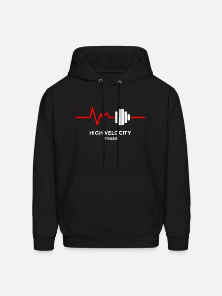 High Velocity Fitness T-Shirt - Men's Hoodie - black