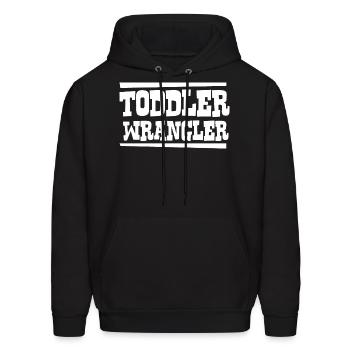 TODDLER WRANGLER - Men's Hoodie - black - Front - Elias (183cm)