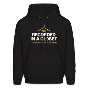 Recorded in a Closet - Home Vocal Booth Humor Men's Hoodie