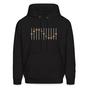 Fader Wave - Mixing Console Line Art Men's Hoodie