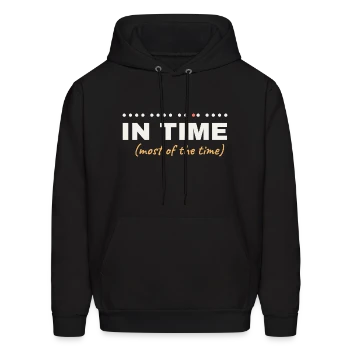 In Time (Most of the Time) - Musician Humor Men's Hoodie
