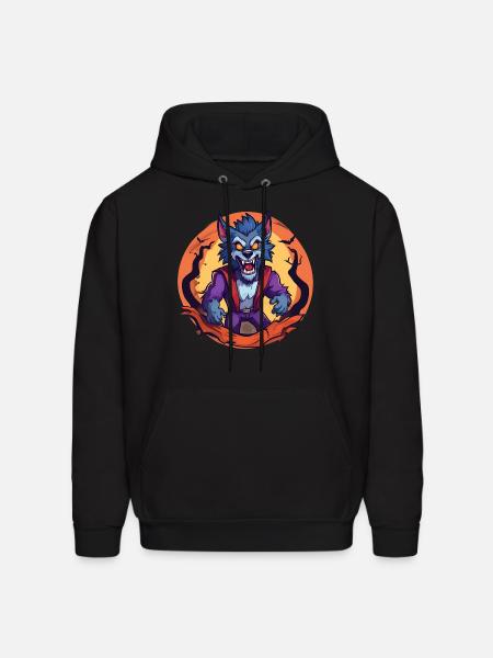 Halloween Werewolf - Men's Hoodie - black