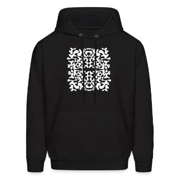 Abstract image. - Men's Hoodie - black - Front - Elias (183cm)