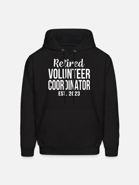 Retired Voleer Coordinator - Men's Hoodie - black