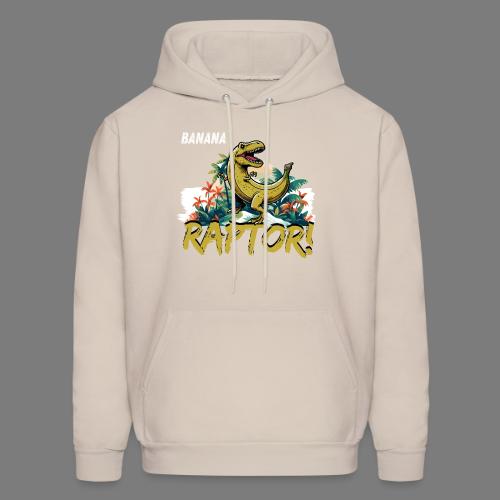 Funny Banana Raptor T-Rex Design - Men's Hoodie