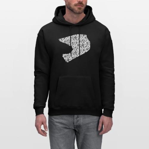 Floral Helmet - Men's Hoodie