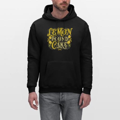 Lemon Pound Cake Vintage Flourish - Men's Hoodie
