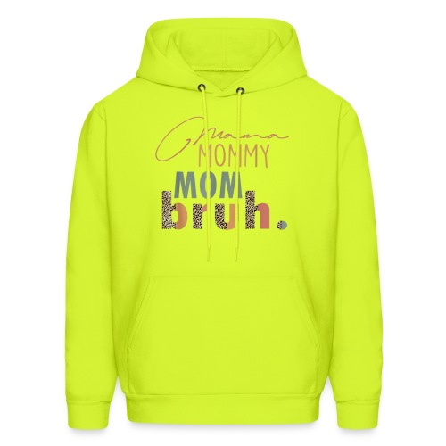 Mama Mommy Mom Bruh Tee Leopard Mother s Day - Men's Hoodie
