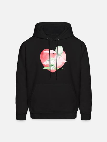 Baby Lamb - Men's Hoodie - black