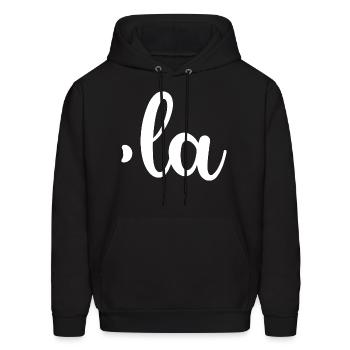 Kamala la - Men's Hoodie - black - Front - Elias (183cm)