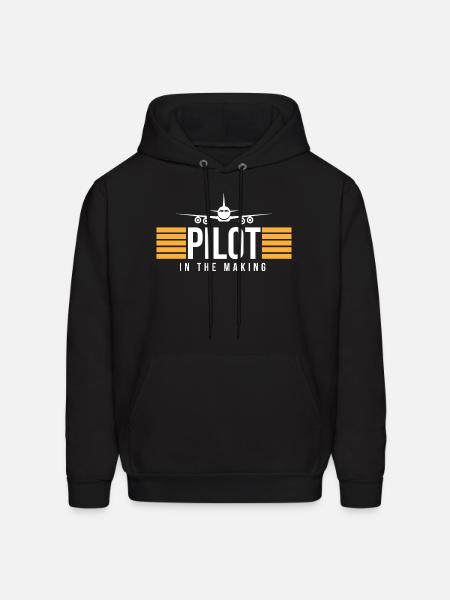 Pilot In The Making - Men's Hoodie - black