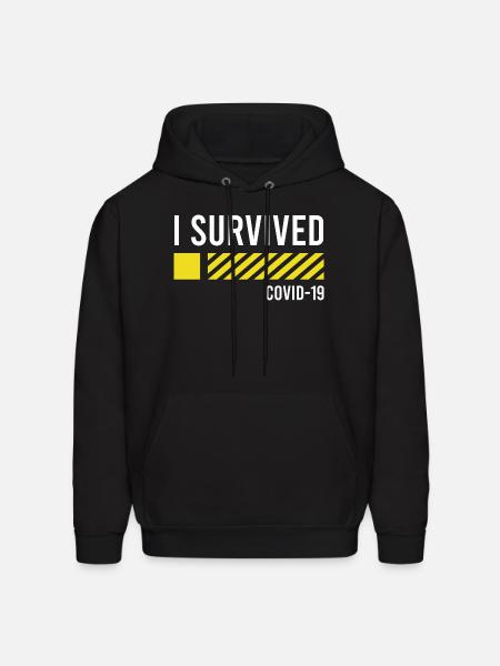 I Survived - Men's Hoodie - black
