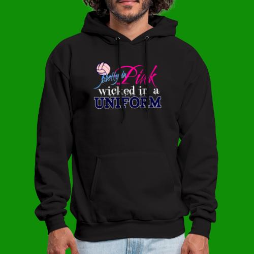 Volleyball Wicked in a Uniform - Men's Hoodie