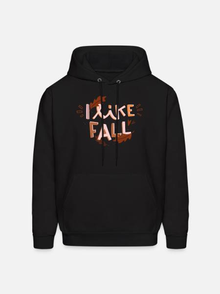 a fantastic fall - Men's Hoodie - black