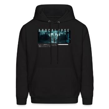 Apocalypse Elegance Vic. - Men's Hoodie - black - Front - Elias (183cm)