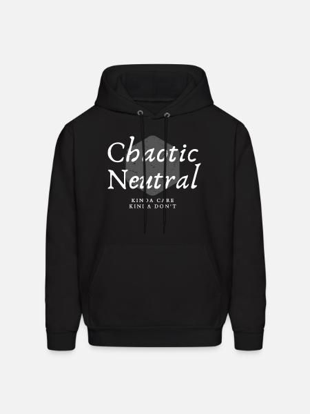 Chaotic Neutral - Men's Hoodie - black