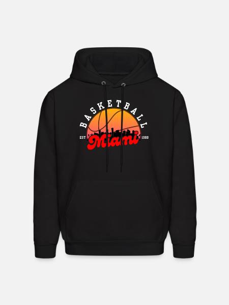 Miami Basketball - Men's Hoodie - black
