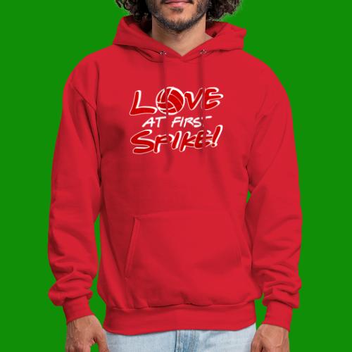 Volleyball Love at First Spike - Men's Hoodie