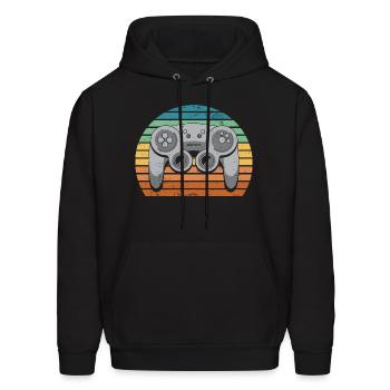 Game Controller - Men's Hoodie - black - Front - Elias (183cm)
