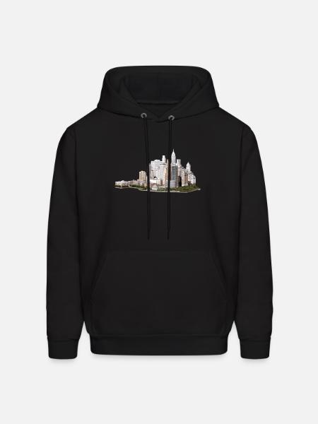 New yourk - Men's Hoodie - black
