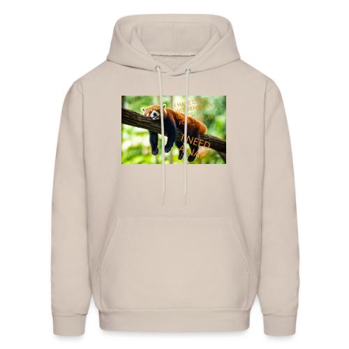Fox napping meme - Men's Hoodie